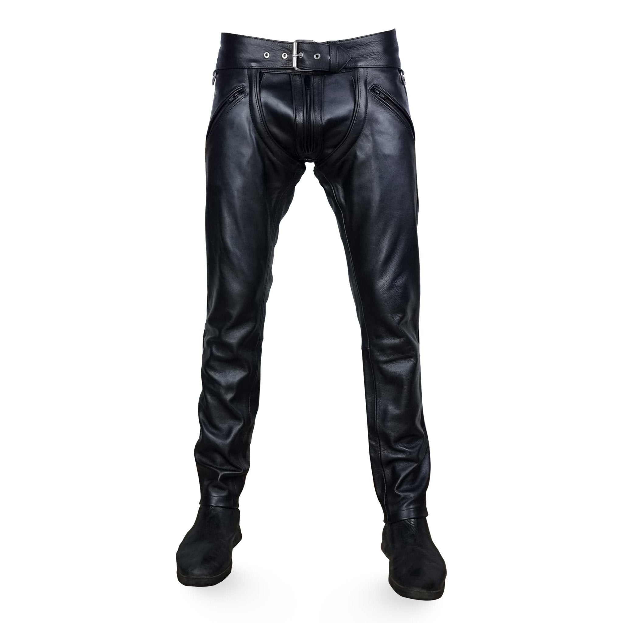Men’s Black Leather Pants – Stylish, Durable & Comfortable Fit